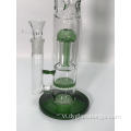 Bongs thủy tinh với bộ chia tổ ong và loại cây